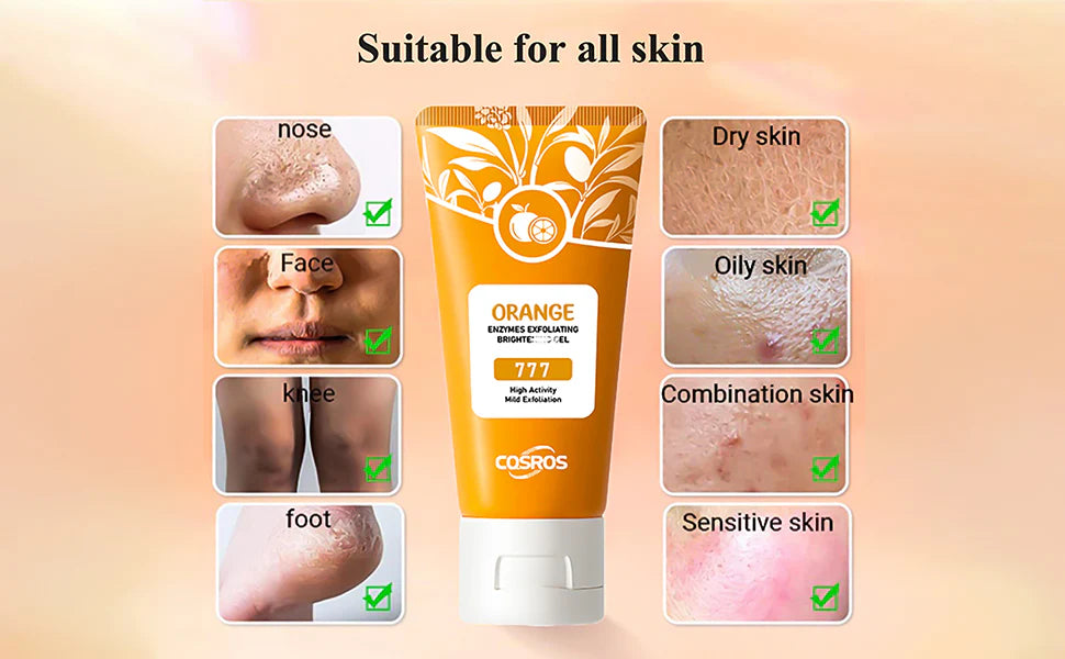 Orange Brightening Exfoliating Gel!