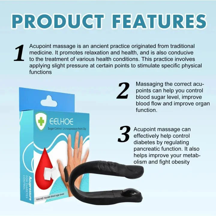 Sugar Control L14 Acupressure Point Clip!