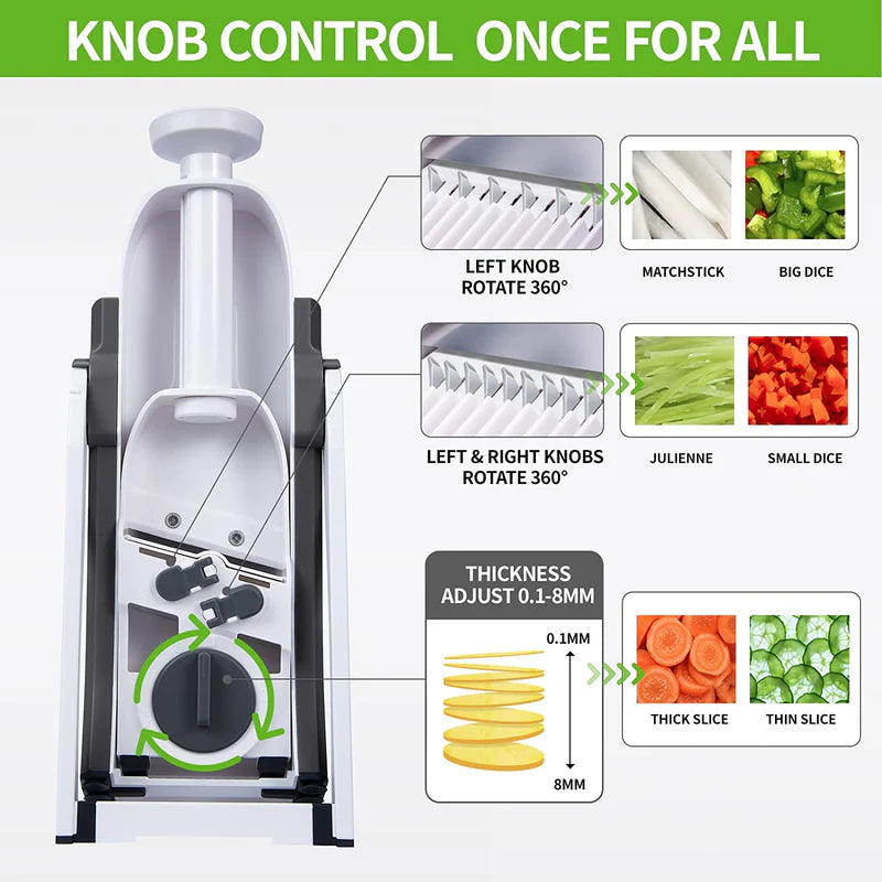 Premium Vegetable C utter – Slice, Dice & Chop In Seconds