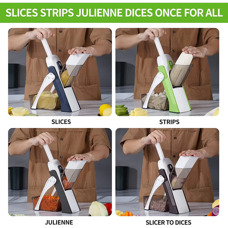 Premium Vegetable C utter – Slice, Dice & Chop In Seconds