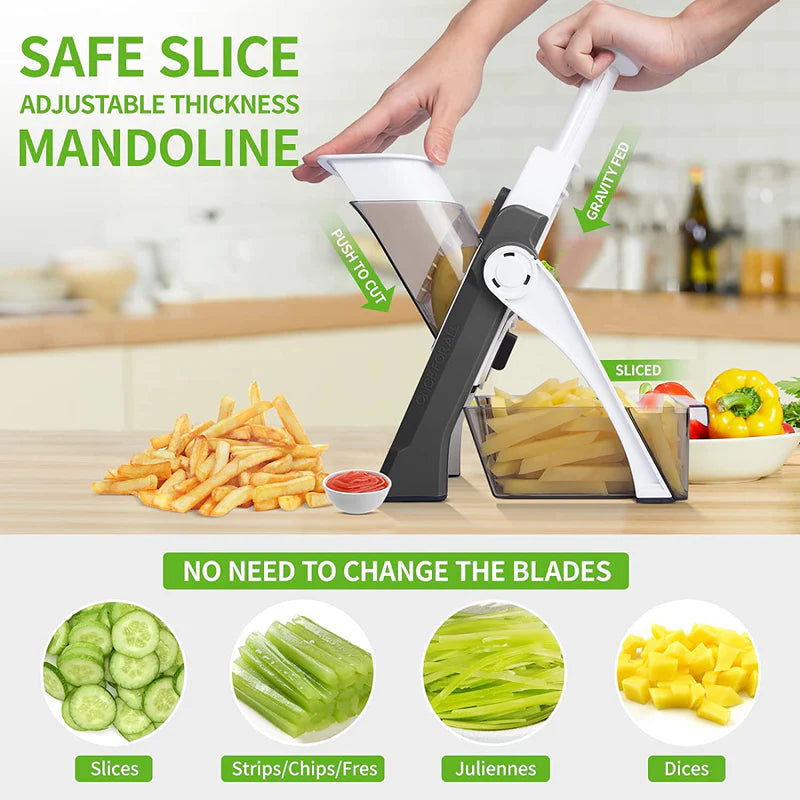 Premium Vegetable C utter – Slice, Dice & Chop In Seconds