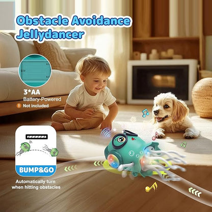 Twist - Jellyfish Musical Bump & Go Toy!